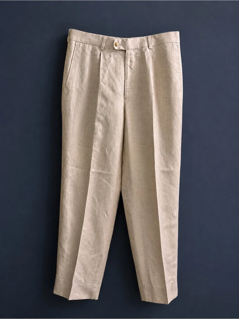 Cubavera Men’s Linen Blend Pants Size 34 x 30 Coastal Resort Quiet Luxury